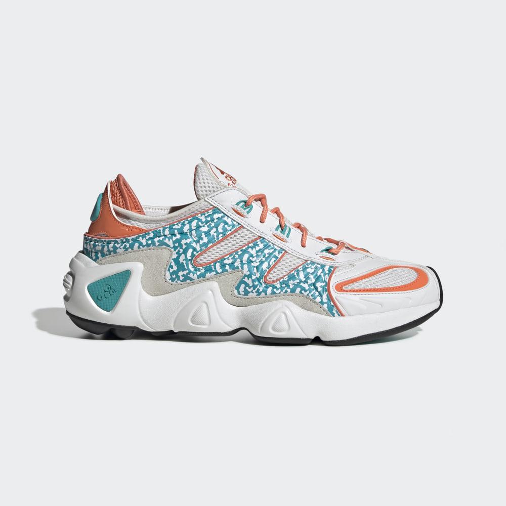 Adidas Men's FYW S-97 Originals Shoes White/Light Turquoise/Coral Ireland EE5306